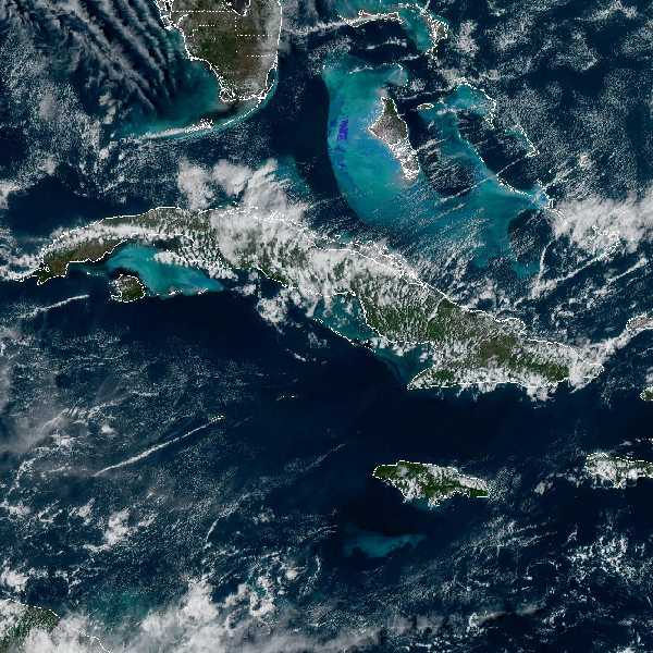 météo tropicale : Image satellite .