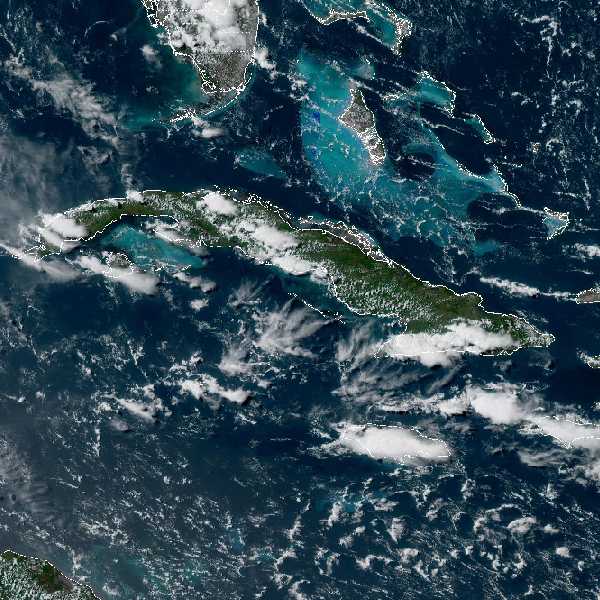 météo tropicale : Image satellite .