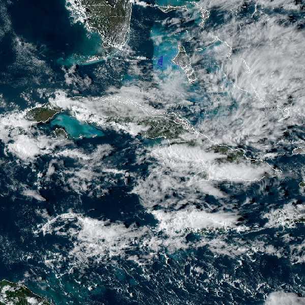 météo tropicale : Image satellite .