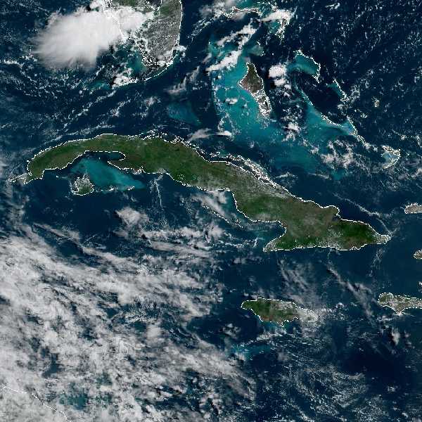 météo tropicale : Image satellite .
