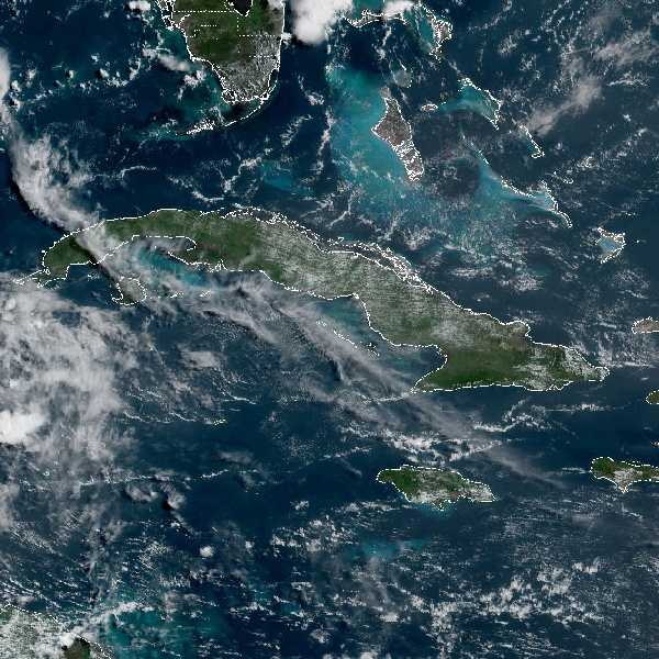 météo tropicale : Image satellite .