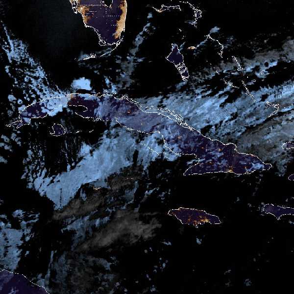 météo tropicale : Image satellite .