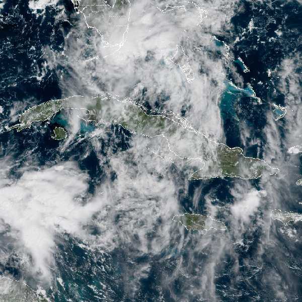 météo tropicale : Image satellite .