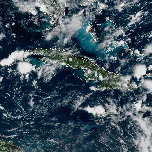 météo tropicale : Image satellite .