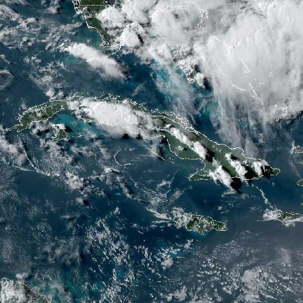 météo tropicale : Image satellite .