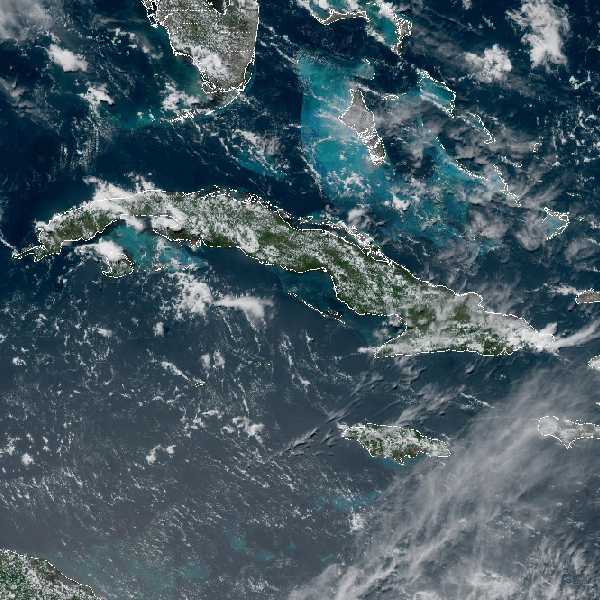 météo tropicale : Image satellite .