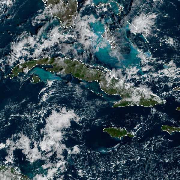 météo tropicale : Image satellite .