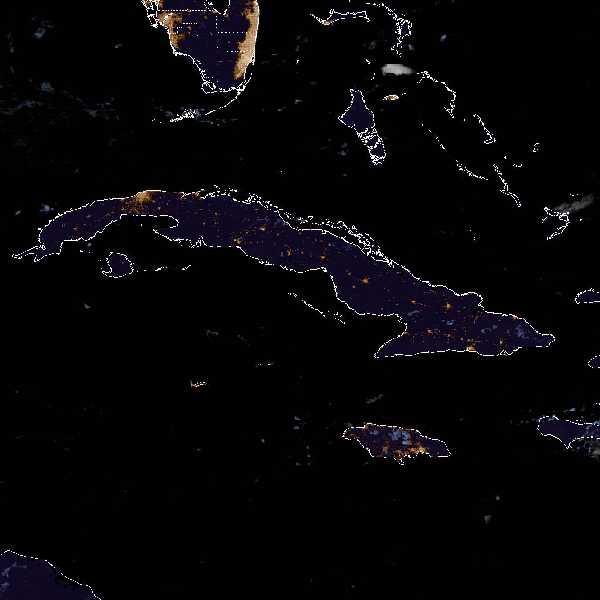 météo tropicale : Image satellite .