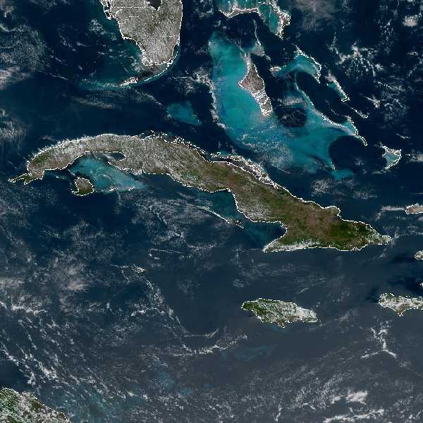 météo tropicale : Image satellite .