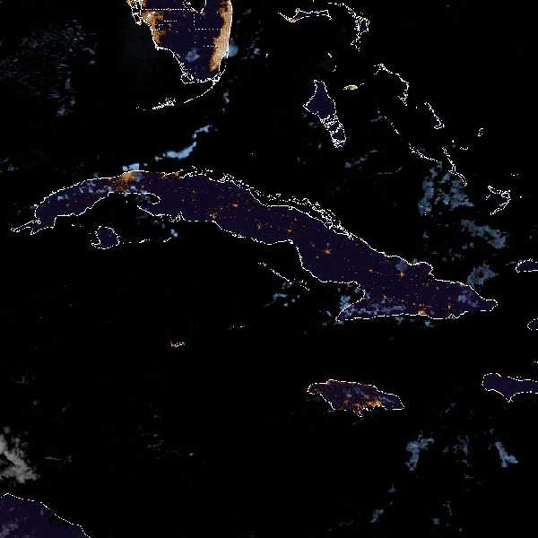 météo tropicale : Image satellite .