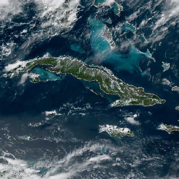 météo tropicale : Image satellite .