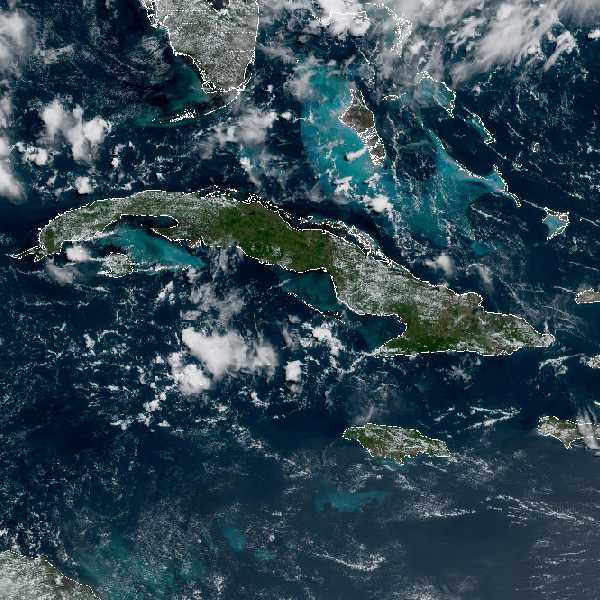 météo tropicale : Image satellite .