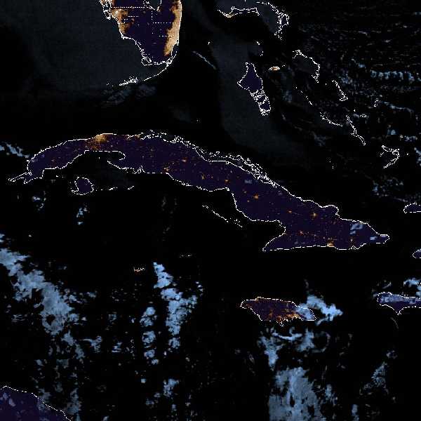 météo tropicale : Image satellite .