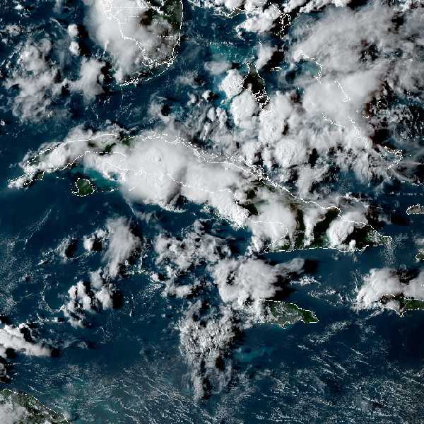 météo tropicale : Image satellite .