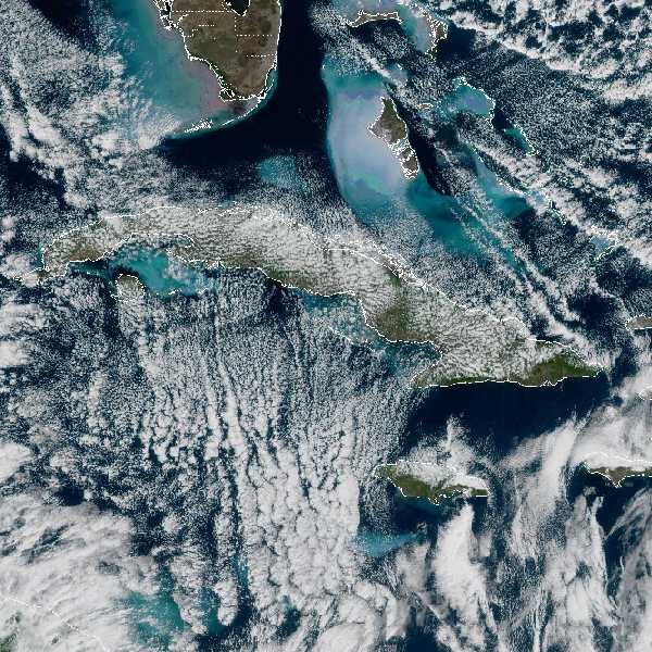 météo tropicale : Image satellite .