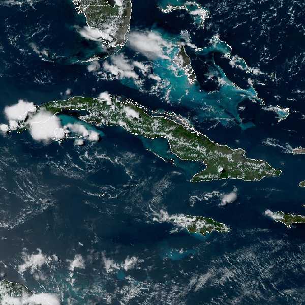 météo tropicale : Image satellite .