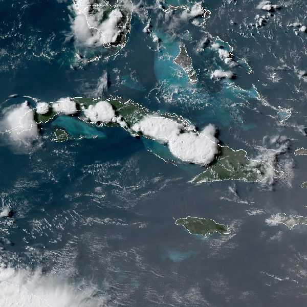 météo tropicale : Image satellite .