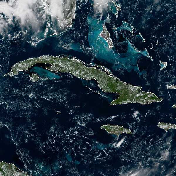 météo tropicale : Image satellite .