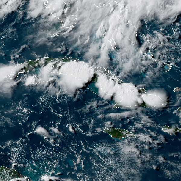 météo tropicale : Image satellite .