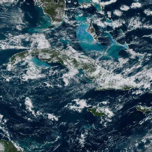 météo tropicale : Image satellite .