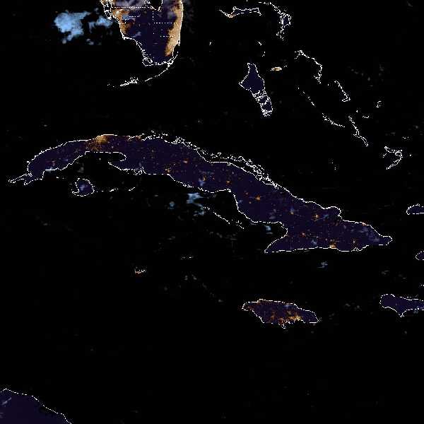 météo tropicale : Image satellite .