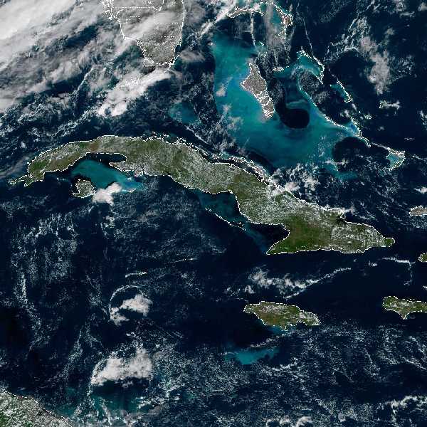 météo tropicale : Image satellite .