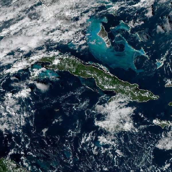 météo tropicale : Image satellite .