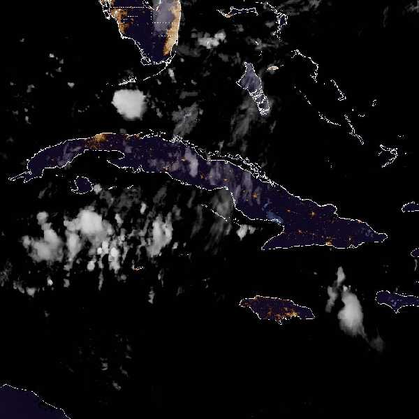 météo tropicale : Image satellite .