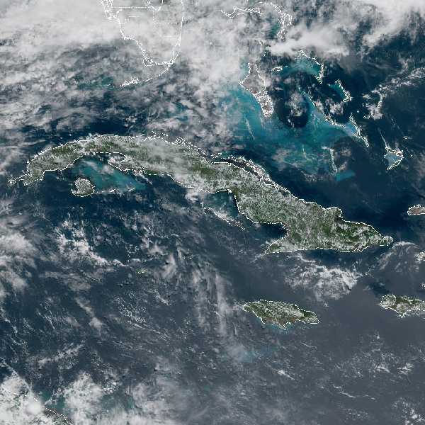 météo tropicale : Image satellite .