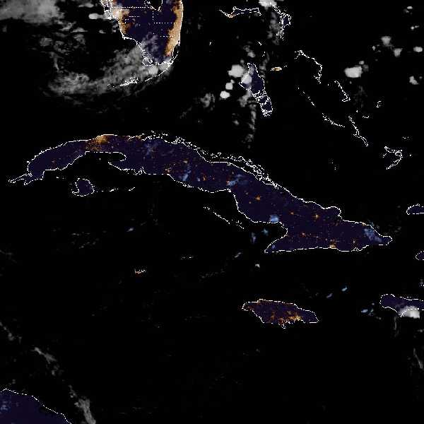 météo tropicale : Image satellite .
