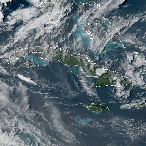 météo tropicale : Image satellite .