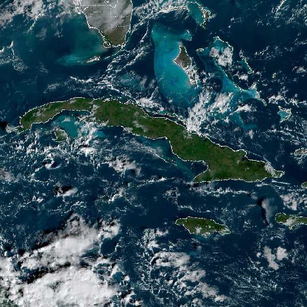 météo tropicale : Image satellite .