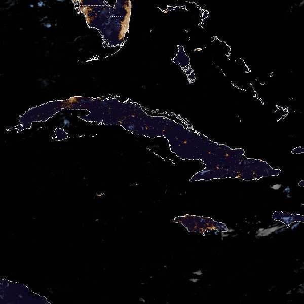 météo tropicale : Image satellite .