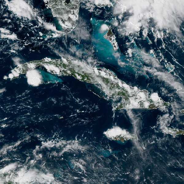 météo tropicale : Image satellite .