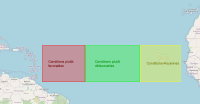 tropical weather: condition of cyclonic strengthening in the Atlantic