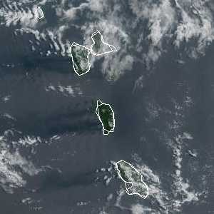 météo tropicale : Image satellite .