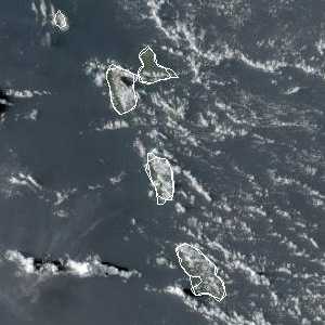 météo tropicale : Image satellite .