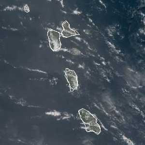météo tropicale : Image satellite .