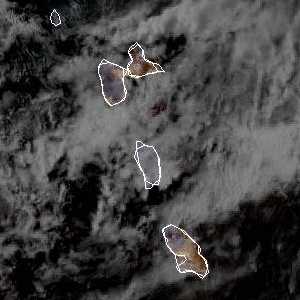 météo tropicale : Image satellite .
