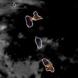 météo tropicale : Image satellite .