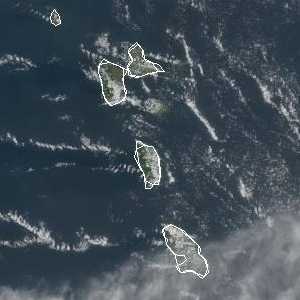 météo tropicale : Image satellite .