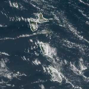 météo tropicale : Image satellite .