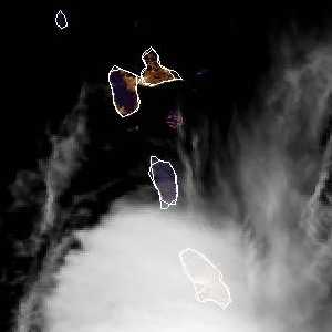 météo tropicale : Image satellite .