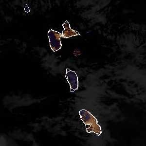 météo tropicale : Image satellite .