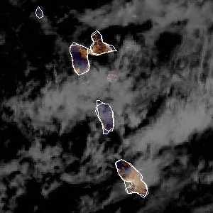 météo tropicale : Image satellite .