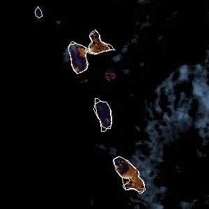 météo tropicale : Image satellite .