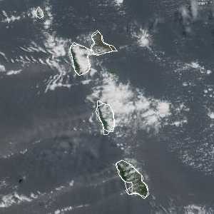 météo tropicale : Image satellite .