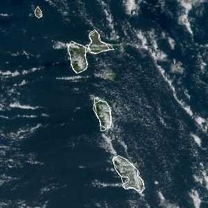 météo tropicale : Image satellite .