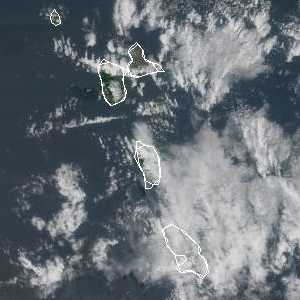 météo tropicale : Image satellite .