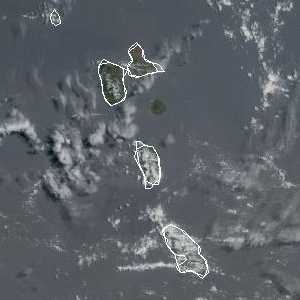 météo tropicale : Image satellite .
